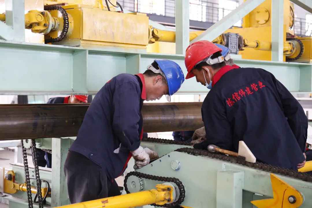 新疆热浸涂塑钢管 十二师首家钢管基地正式投产