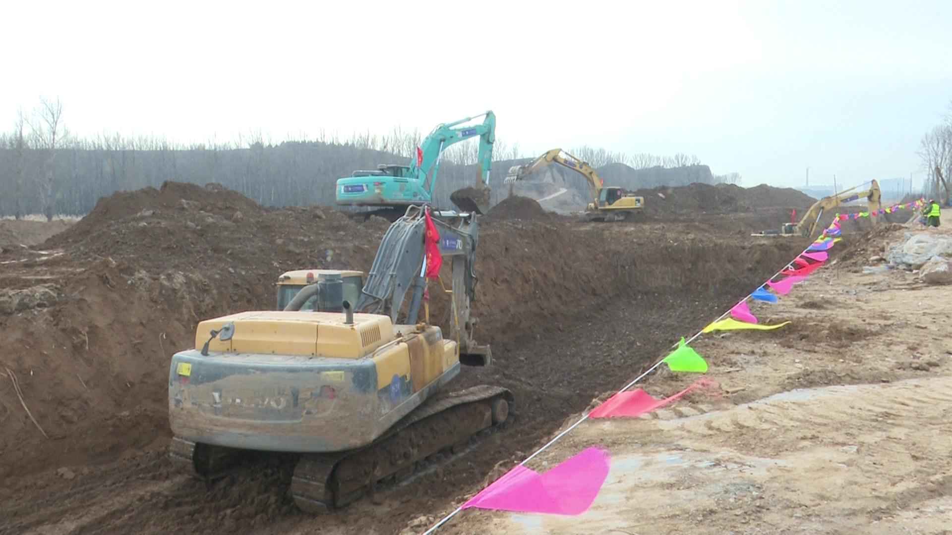 太原热浸塑涂塑钢管 阳曲县中社河河道综合治理工程：全力以赴保工期 为太忻一体化经济区建设作贡献
