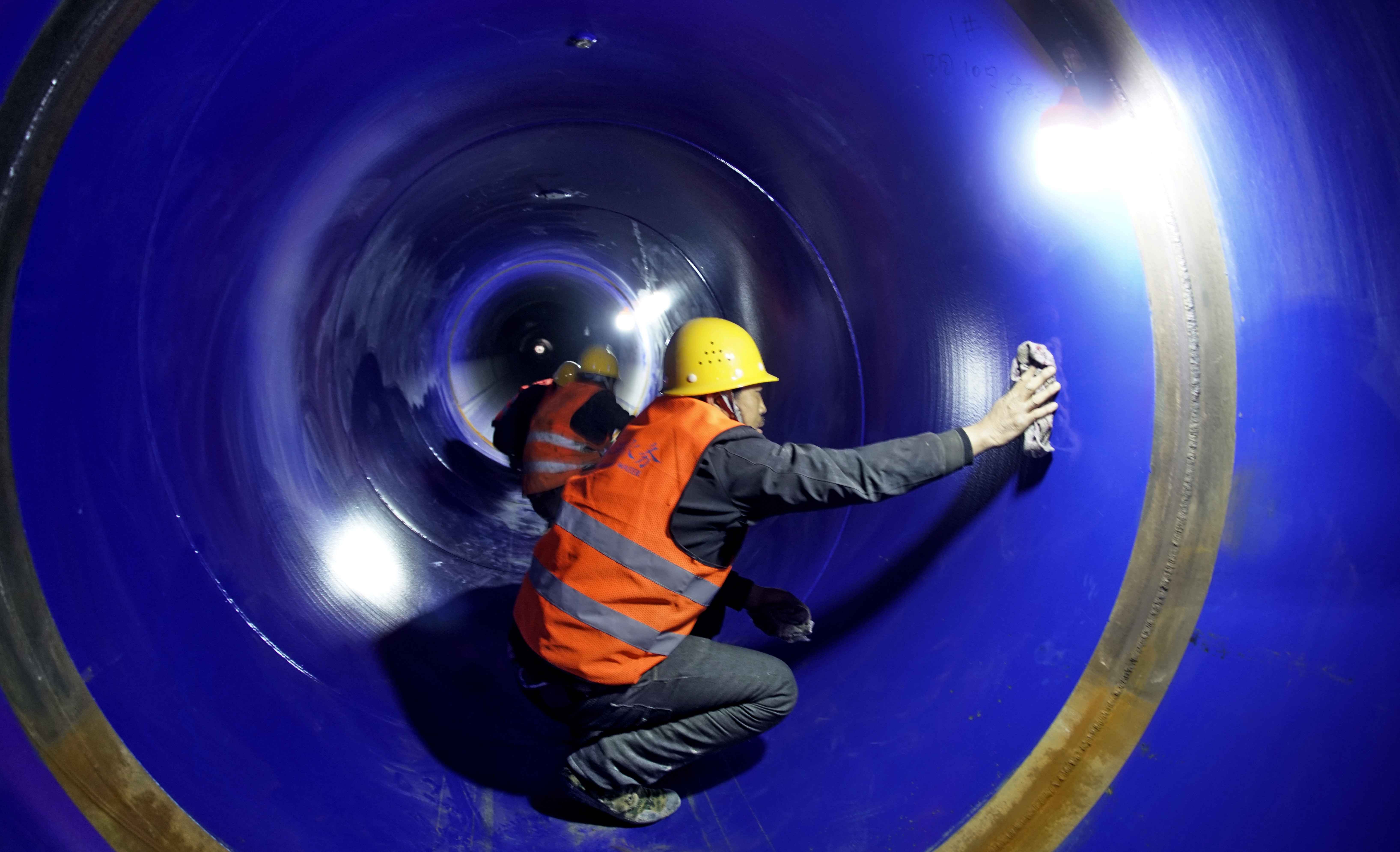 奥仁格管道助力南水北调大兴支线复工，顶管机“穿针引线”显神通