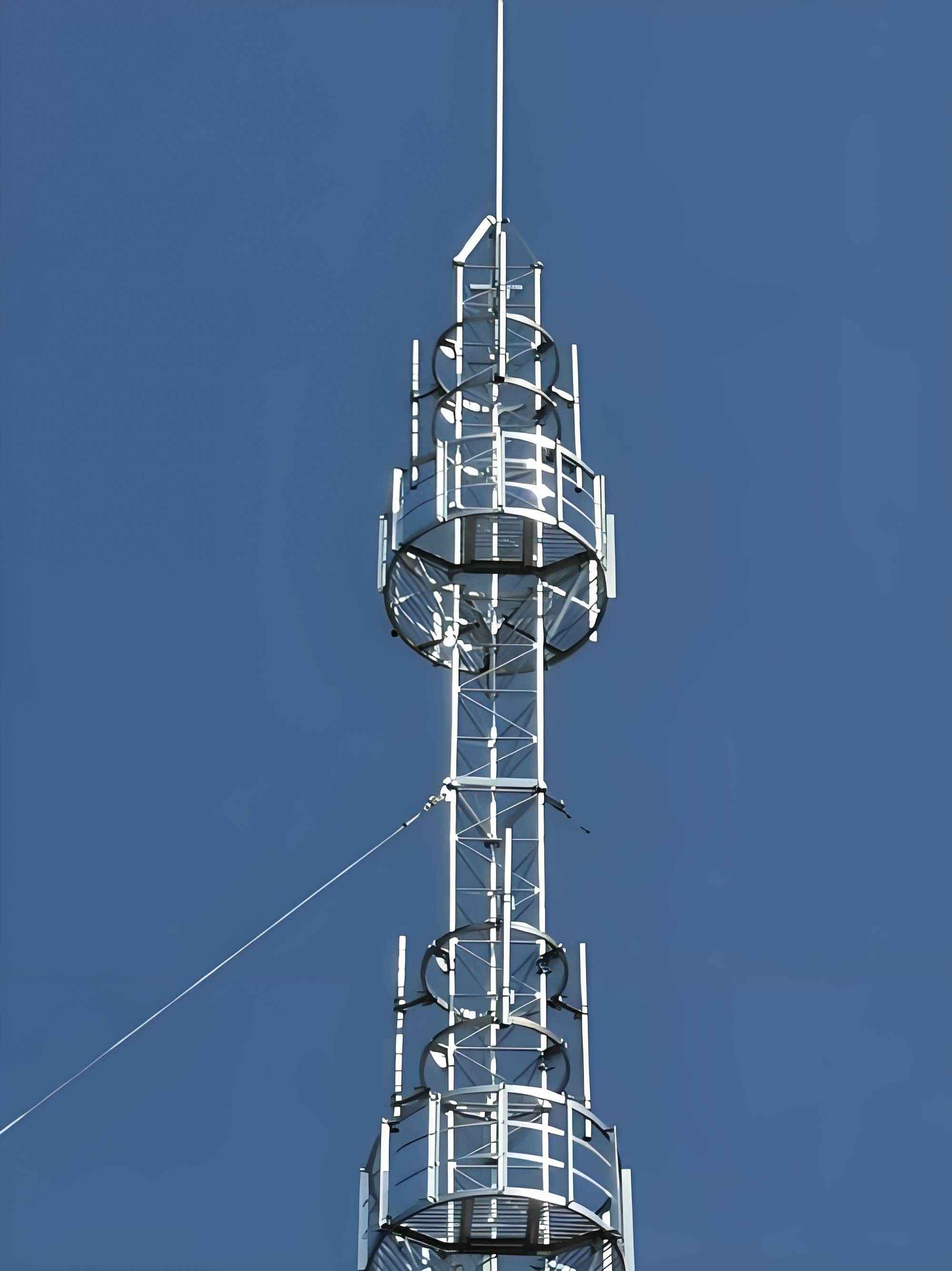 5G单管通信塔