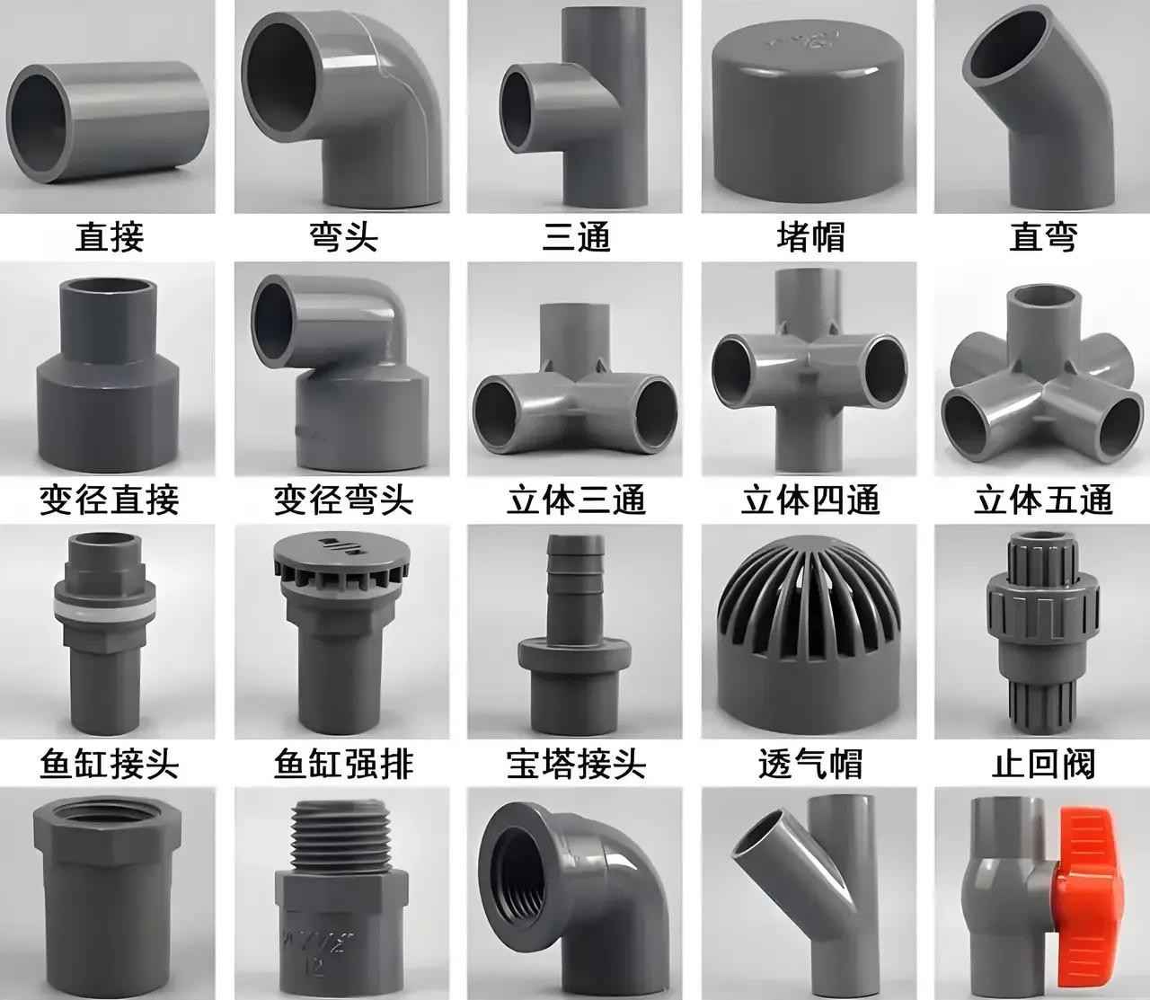 特殊的电力管件 PVC管件及其不常用管件大全图解 特殊的电力管件 PVC管件及其不常用管件大全图解