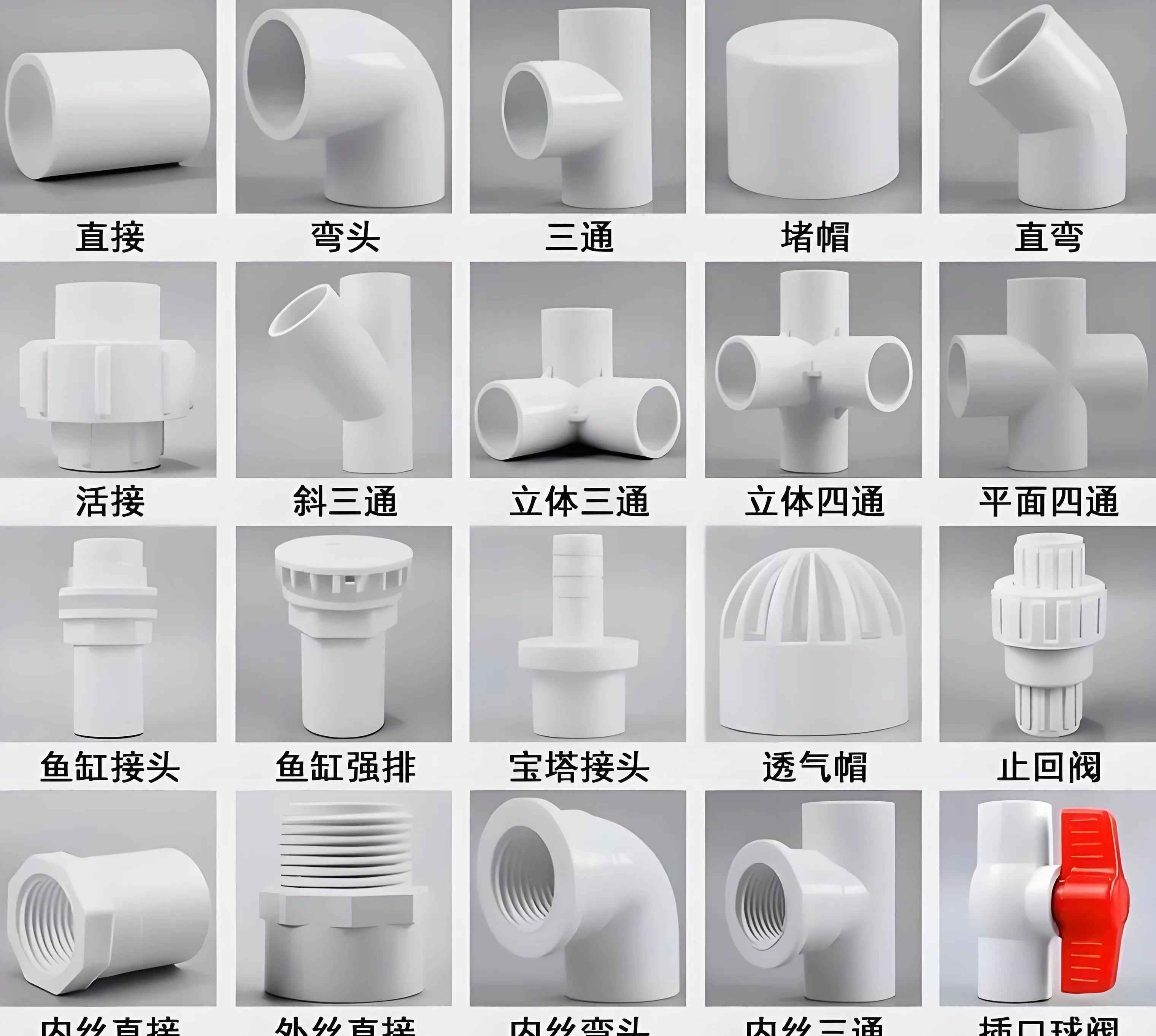 特殊的电力管件 PVC管件及其不常用管件大全图解 特殊的电力管件 PVC管件及其不常用管件大全图解